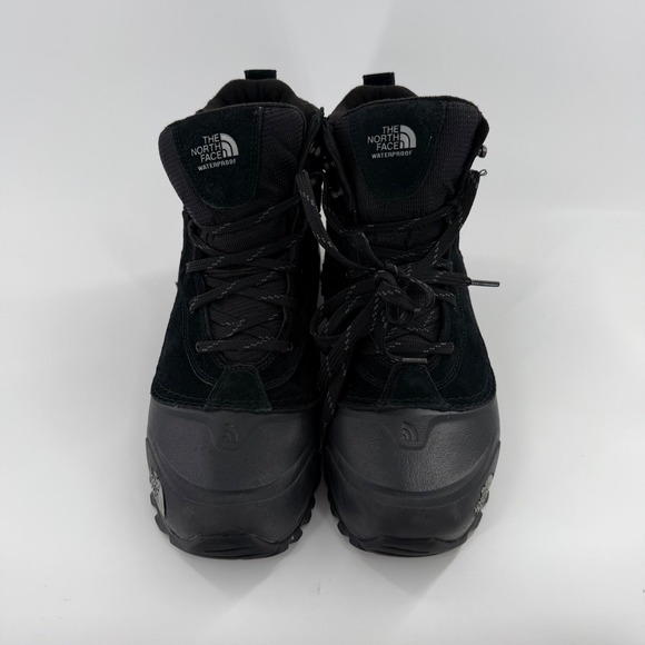 The North Face Chilkat V 400 Waterproof Winter Boots Mens Black Suede Insulated‎ main image 4